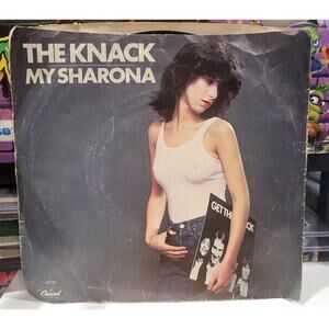 The Knack My Sharona 1979 Capitol Records 4731 45 RPM Cheesecake Picture Sleeve